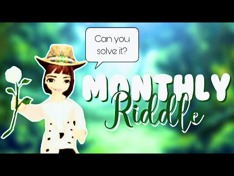 Monthly Riddle! ||Detective Sage|| - YouTube