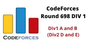 Code Forces Round 698 Div1 || Div1 A and B (Div2 D and E) || Screencast