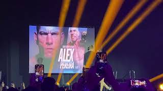 Alex Pereira walkout at GLORY 78