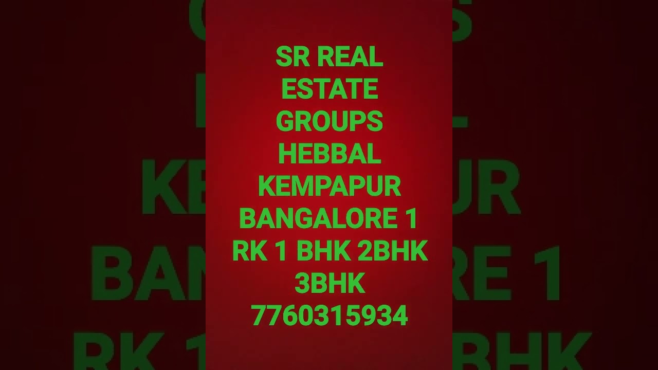 SR REAL ESTATE GROUPS 7760315934