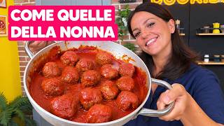 POLPETTE al SUGO MORBIDISSIME con la ricetta della nonna