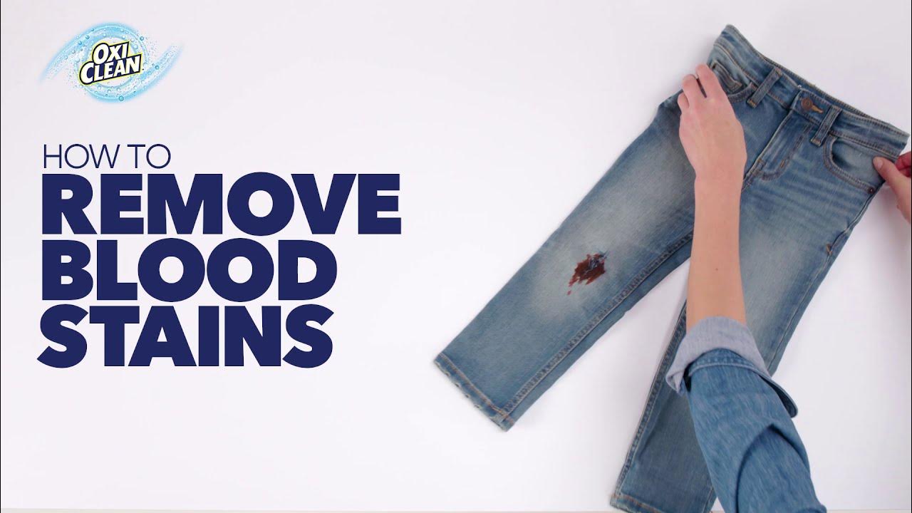 How to Remove Blood Stains with OxiClean™ YouTube