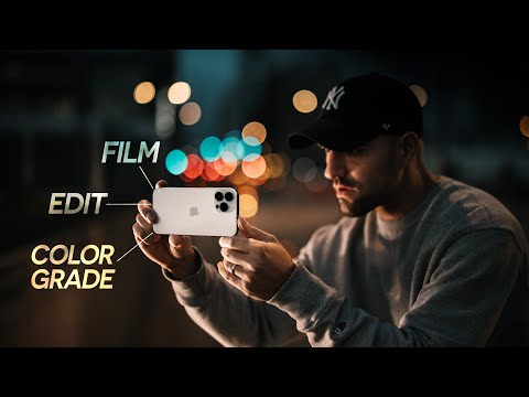 how i FILM, EDIT u0026 COLOR GRADE iPhone CINEMATIC MODE video!