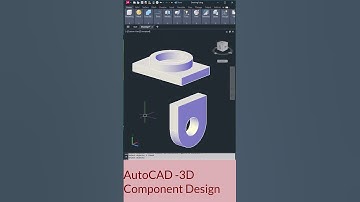 AutoCAD 3D Component Design #cadd_engineer #autocad3dtutorial
