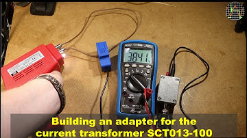 Building an adapter for the current transformer SCT013-100 to make your own clamp meter for 100 amps