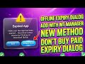 📱 Add ⚡ Expiry Dialog ⏳ in Any APK Using MT Manager (No PC Needed) 💻🚫 | Full Smali 