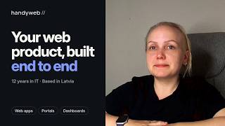 Handyweb Development Team for Your Web Product | Upwork Intro