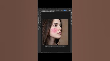 How to remove red patches on cheek easily In Adobe Photoshop 2025 #PSD