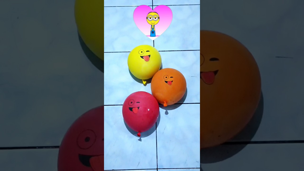 Emoji Balloon Color Orbeez Asmr Popping Video Satisfying