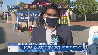 Early voting wrapping up in Nevada