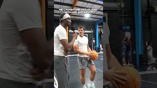 He caught me off guard with this answer #basketballshorts #shorts #basketball #nba #publicinterview