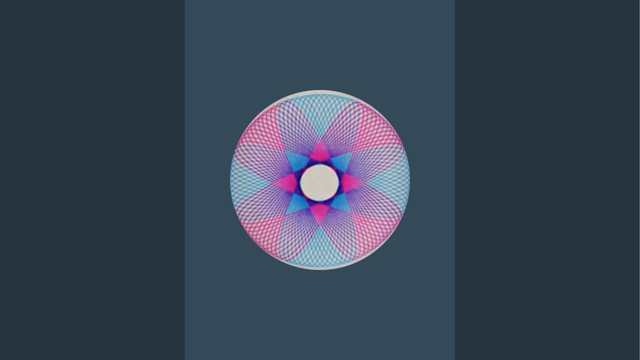 Relaxing Spirograph Drawing for Your Daily Calm