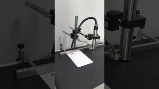 Touch Screen continuous inkjet printer batch number date code on small Electronic components