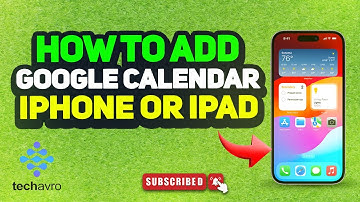 How to add google calendar to iPhone or iPad 2025