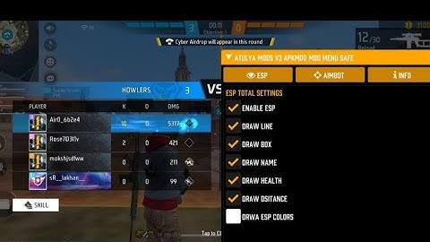 ROHAN MODS OFC FREE FIRE AWM HEADSHOT MOD MENU PANEL INJECTOR #Hack   #update injector 