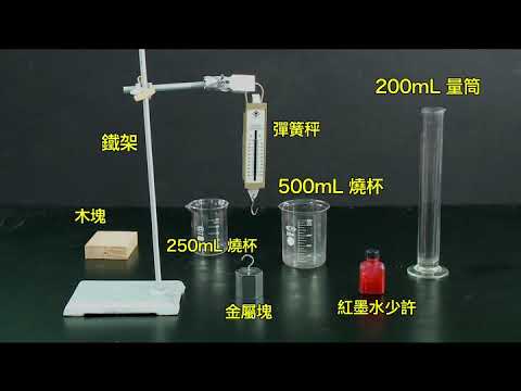 8下6 5實驗6 3浮力與阿基米德原理 實驗目的與器材準備