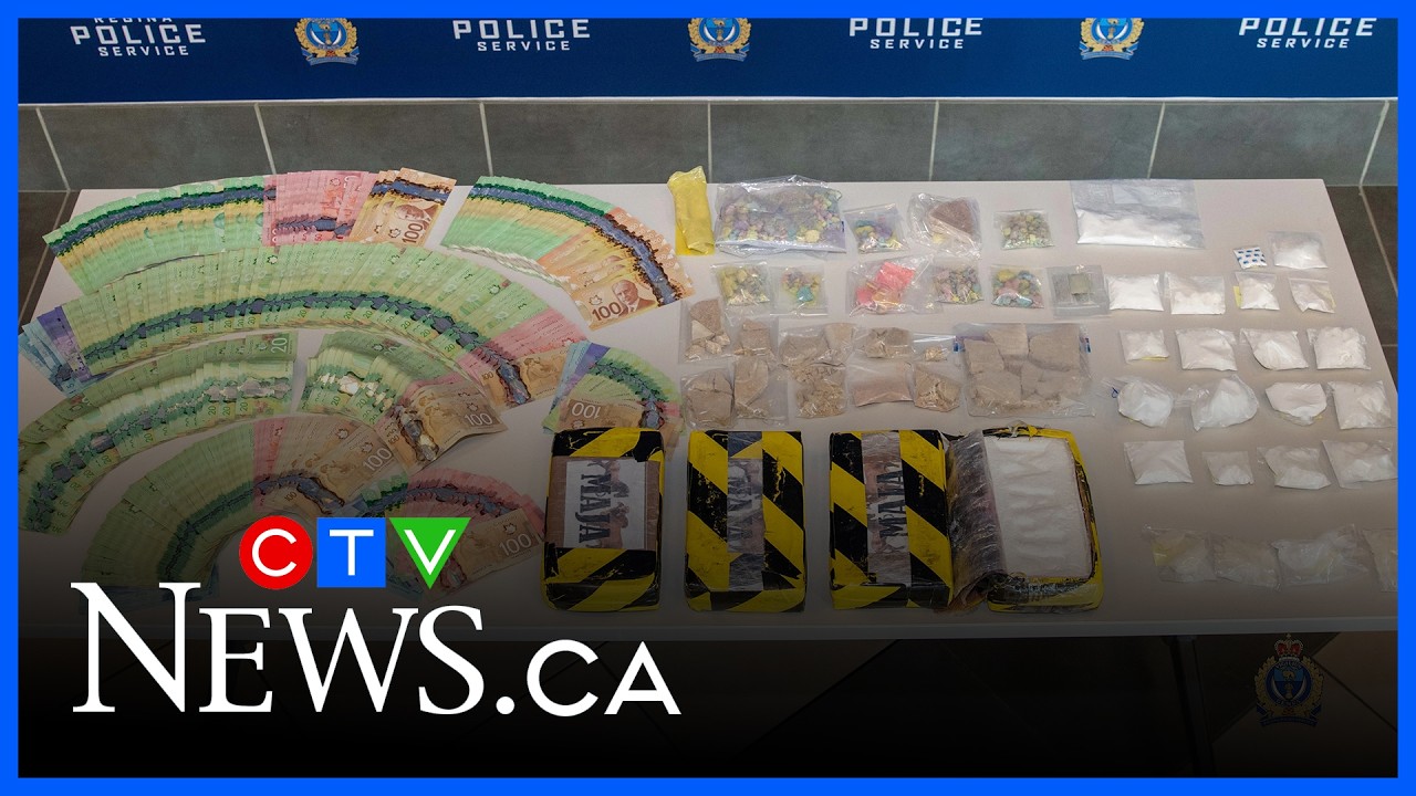 Four charged after $650K drug bust across Sask. and Manitoba - YouTube