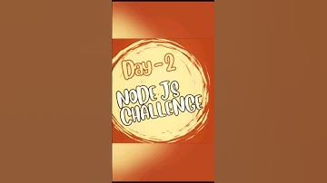 Mastering Node.js Day 2 Challenge Unlocked #javascript