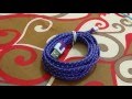 USB Charging Cable for Android - 3 meters - Purple Braided (AliExpress)