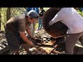 Así trabajan en las moliendas para dulce de panela. Una tradición en Morazán, El Salvador.