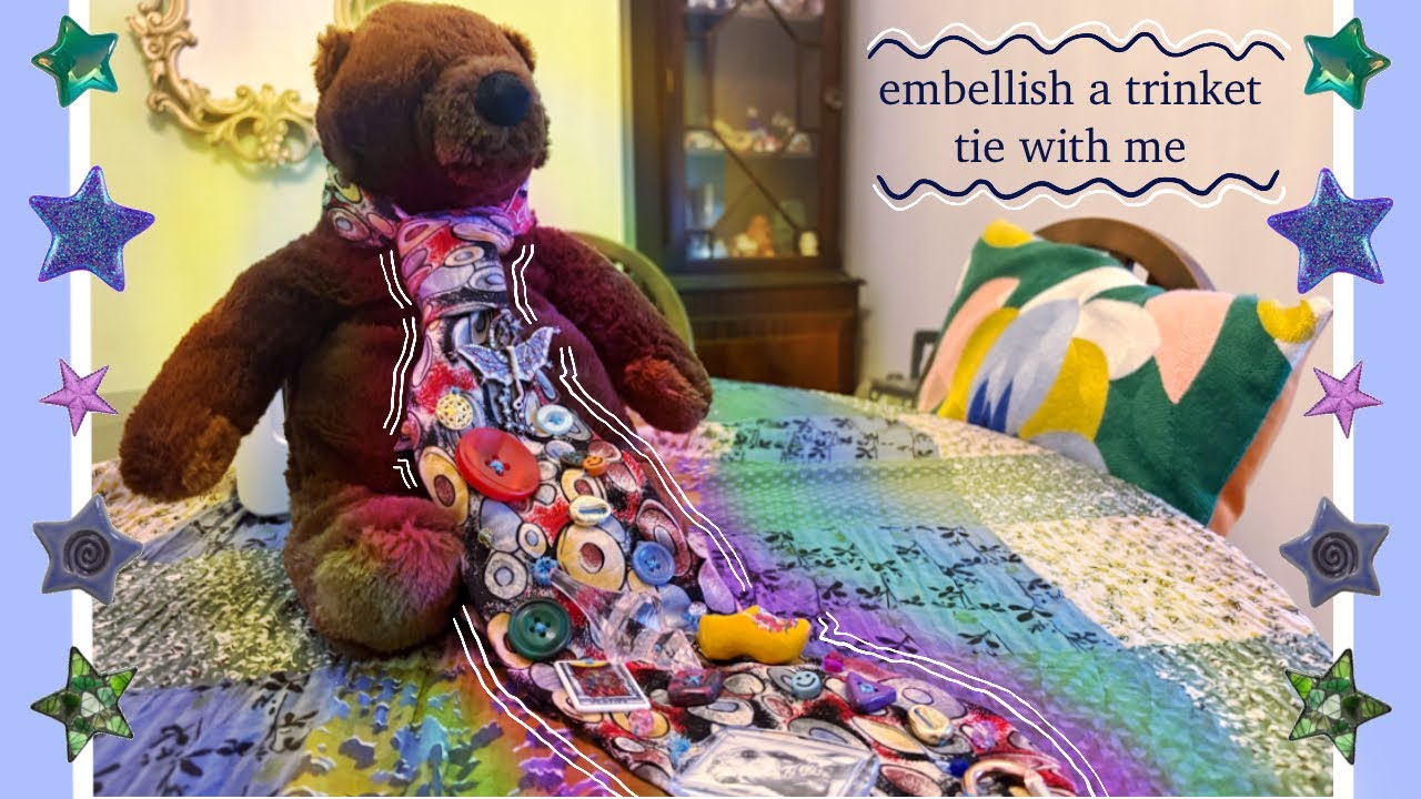 embellish a trinket tie with me