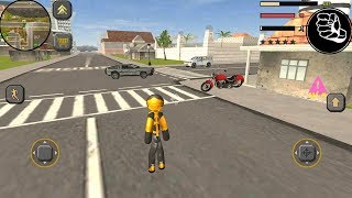 Stickman Rope Hero Vice Miami Crime Simulator (by Wallace Lieakote) Android Gameplay [HD] screenshot 2