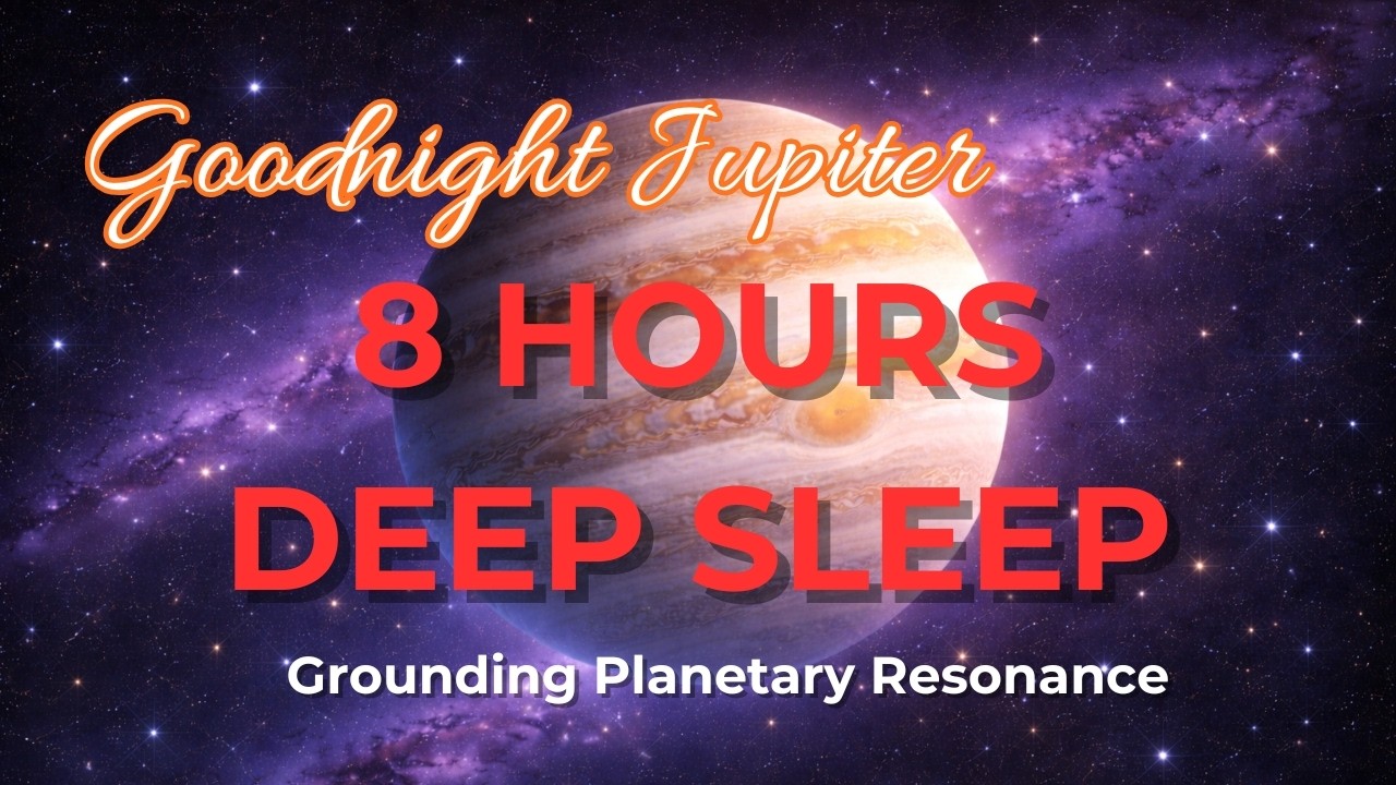 Goodnight Jupiter 🪐 Vast Planetary Resonance in B♭ for Deep Sleep & Overnight Rest 8 Hours