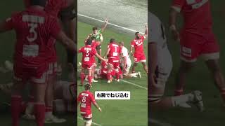 ラインアウトの核神戸Sのジェラード・カウリートゥイオティが右腕でねじ込んでトライ💪#NTTリーグワン