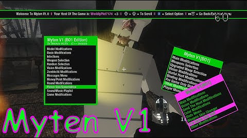 BO1 TU11 Myten V1 Zombie Off Host + All Client Mod Menu Release! (Xbox 360/RGH) + Download