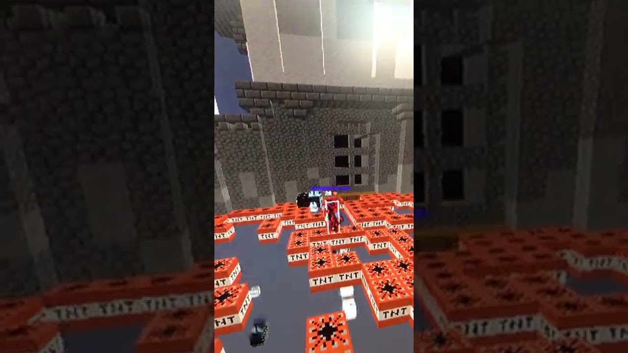 I beat player in bowspleef 