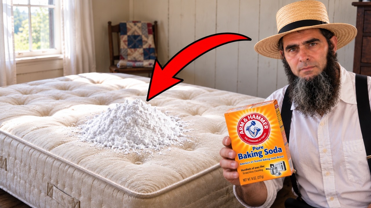 How To Clean Mattress With Baking Soda... THE EASY WAY