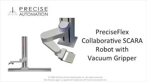 PreciseFlex Collaborative Robot in Vacuum Gripper Configuration by Precise Automation