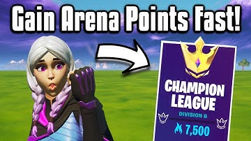 How To Get 1000+ Arena Points PER DAY! - Reach Champs In Fortnite!