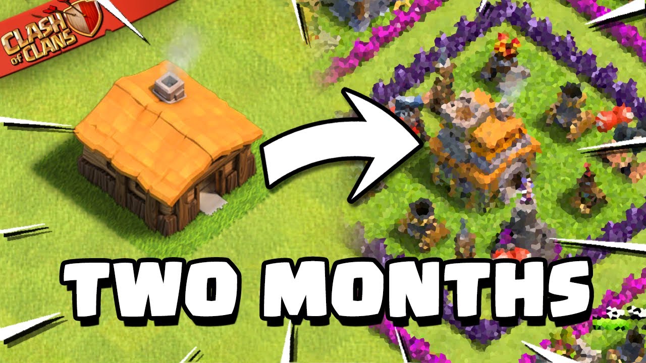 My 2 Month Progress in Clash of Clans! by Judo Sloth Gaming - Clash School