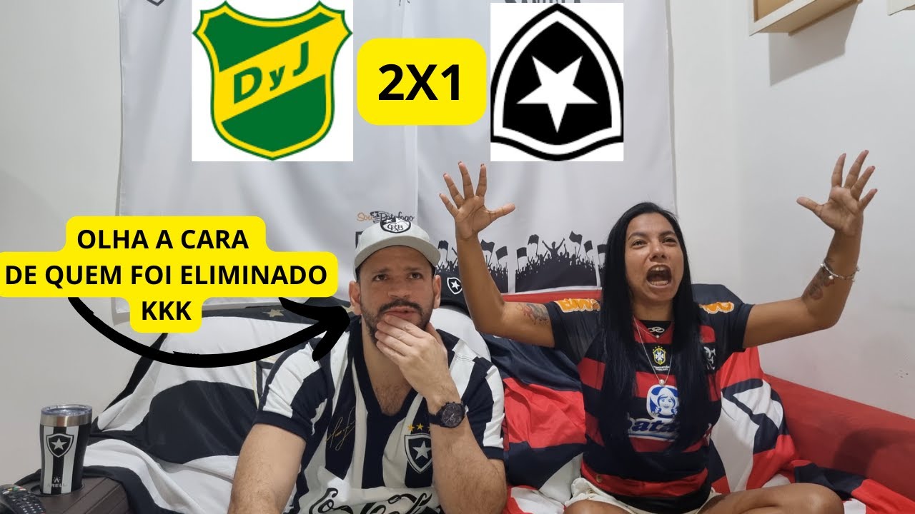 React de Defensa y Justicia 2x1 Botafogo, Fogão joga mal novamente e ...