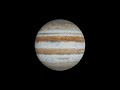 3D Rotating Jupiter Planet With Black Background