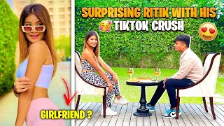 Surprising Ritik With His TikTok Crush/GirlFriend - Planned A Date For Him || Two Side Gamers