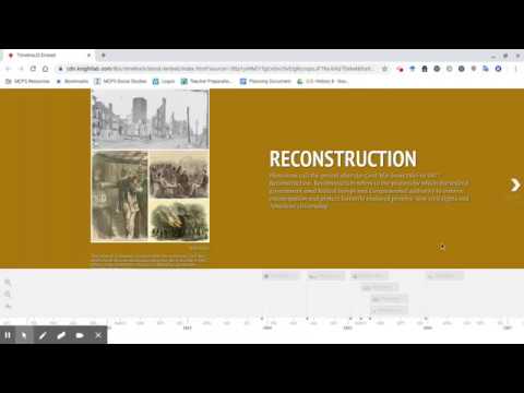 Reconstruction Timeline 