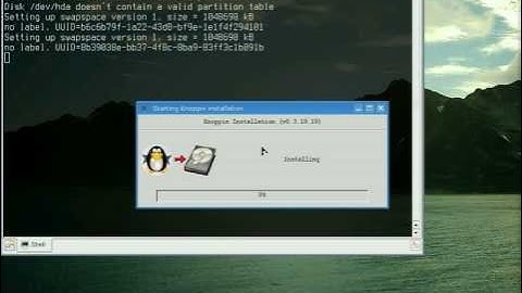 Installing knoppix 5.1 to your hard disk