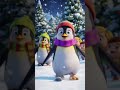 Penguin fun with Freinds on the snow