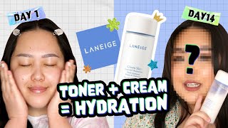 [Honest Review] 14 days WITH  LANEIGE Cream Skin Toner & Moisturizer for dry skin