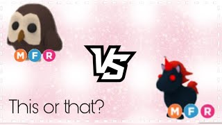 WOULD You RATHER! Adopt me edition😱
