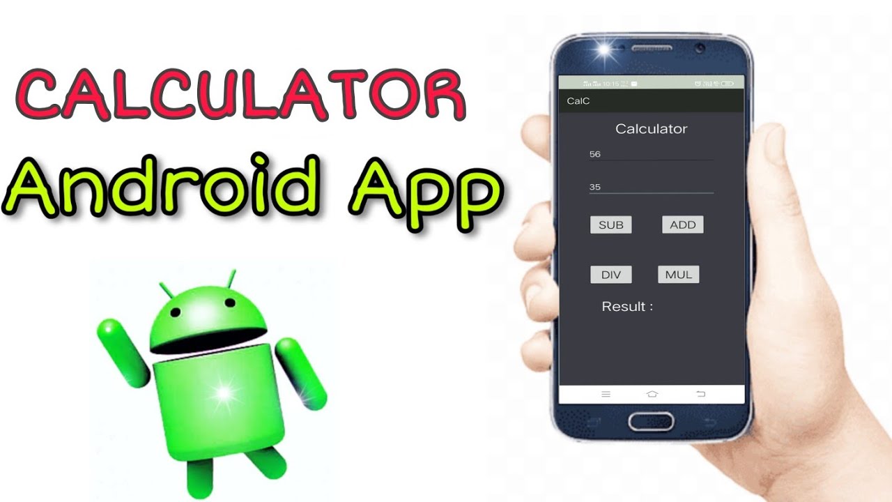 Calculator Android app - Android studio | Hindi | 2020 | Ep-1 - YouTube