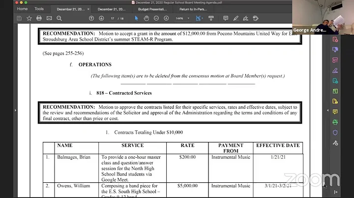 ESASD Regular Board Meeting (Dec)