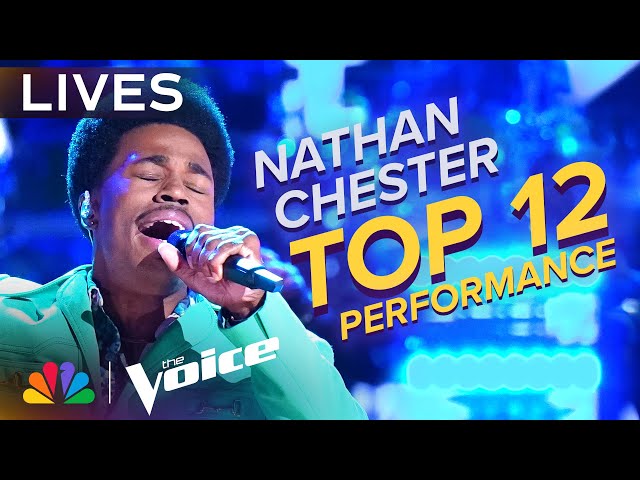 Nathan Chester Performs Higher u0026 Higher by Jackie Wilson | The Voice Lives | NBC class=