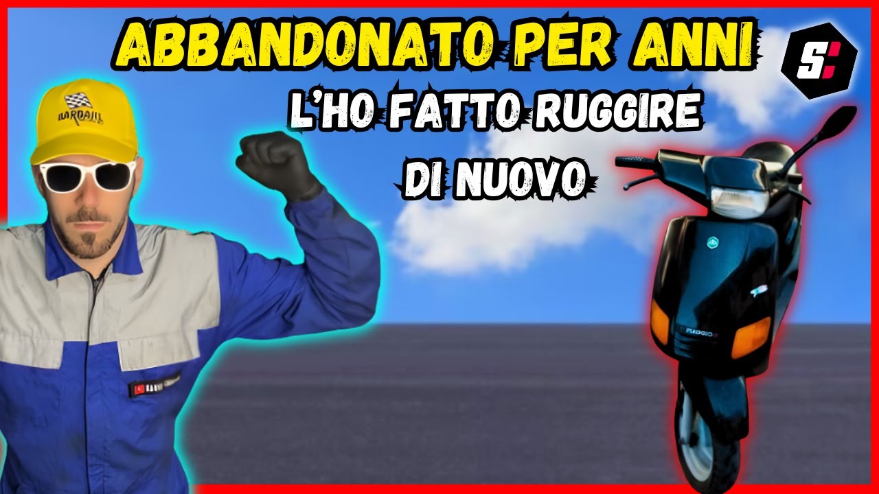PIAGGIO ZIP 2T FERMO DA ANNI - E' RISORTO