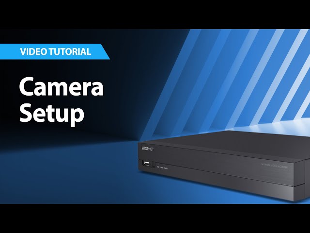 Wisenet NVRs: Camera Setup Default Thumbnail