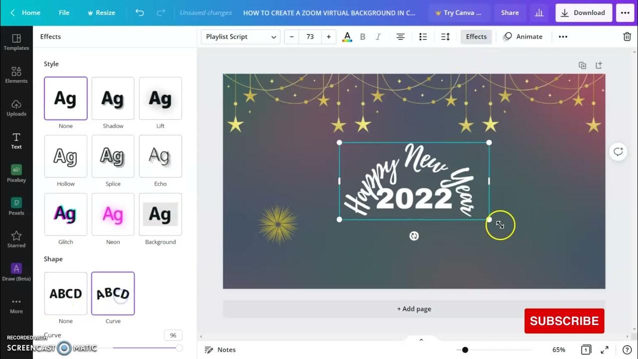 How to create zoom virtual background in Canva How to create a new