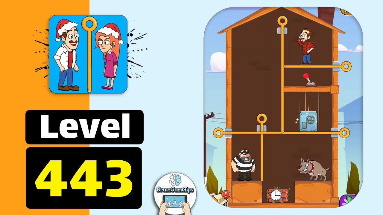 Home Pin: Pull The Pin Puzzle - How To Loot? - Pull Pin Puzzle Level 443 Walkthrough