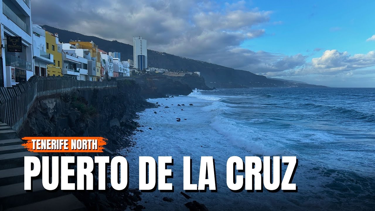 Punta Brava, Tenerife 🇮🇨 Atlantic Coast Walk | Puerto de la Cruz 4K